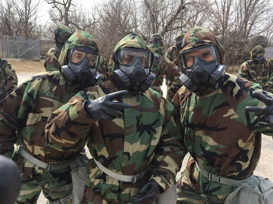 Vintage 00’s “U.S.Mitary” OVERGARMENT CHEMICAL PROTECTIVE NFR Jacket Size US M / EU 48-50 / 2 - 13 Thumbnail