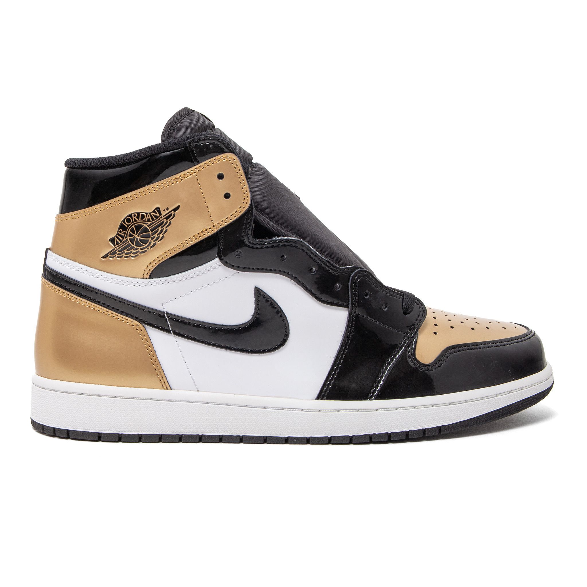 Nike 1 Retro High NRG Patent Gold Toe Size US 9.5 / EU 42-43 - 1 Thumbnail