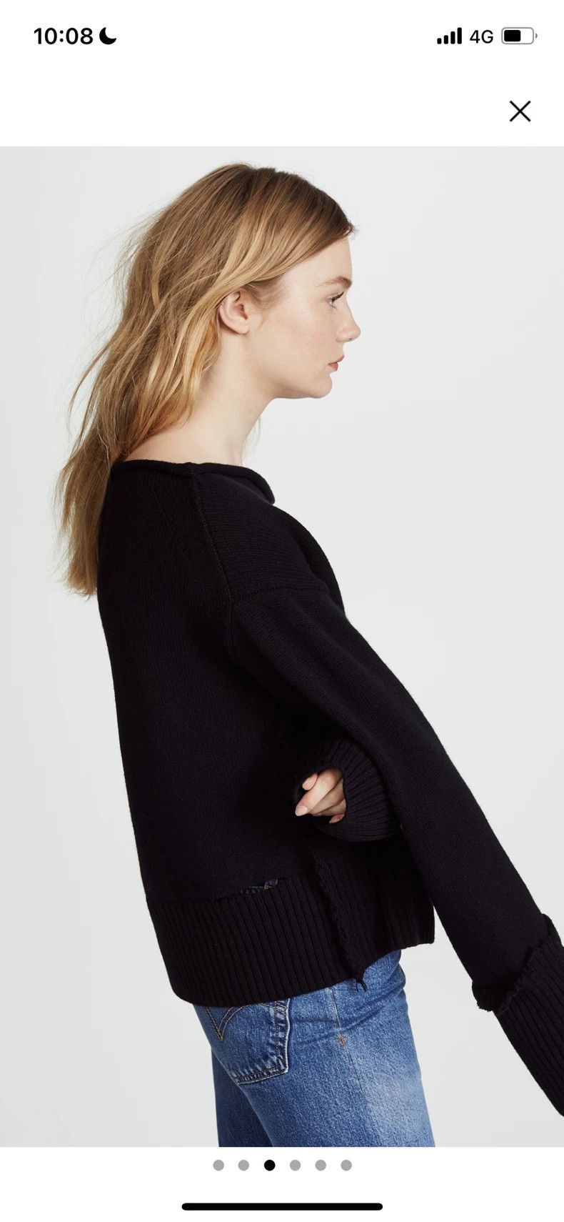 Helmut Lang HELMUT LANG Irregularly slanted off-shoulder sweater Size XS / US 0-2 / IT 36-38 - 3 Thumbnail