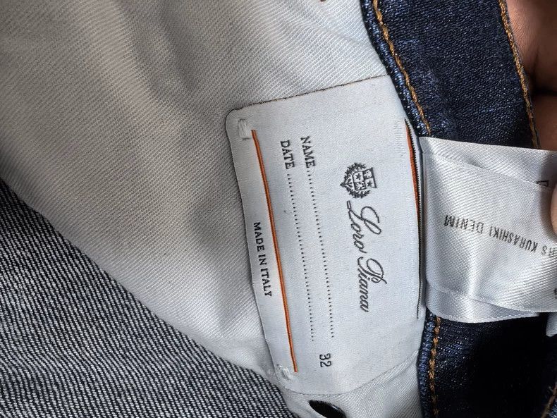 Ermenegildo Zegna Loro Piana Men's Blue Denim Jeans- Size US 32 / EU 48 - 7 Thumbnail