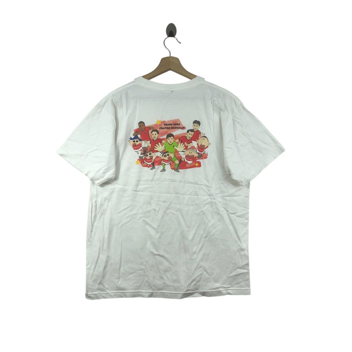 Vintage CRAYON SHIN-CHAN x URAWA REDS Diamond Football Tee Shirt Top Size US L / EU 52-54 / 3 - 4 Thumbnail