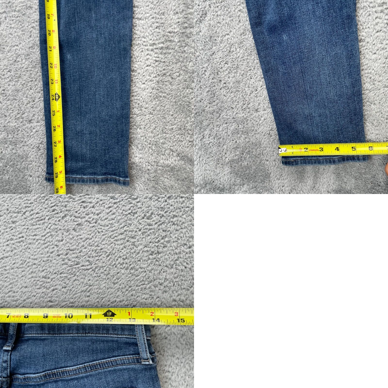 Eddie Bauer Eddie Bauer Jeans Womens 6 Blue Boyfriend Fit Slim Leg Denim Cotton Mid Rise Size 28" / US 6 / IT 42 - 8 Thumbnail