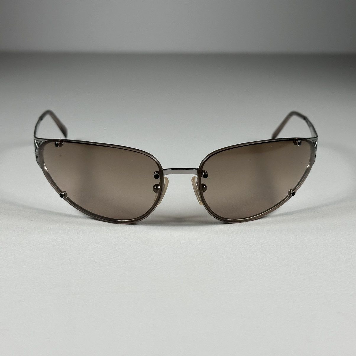 Versace Vintage Rare Versace MOD 2015 1003/13 Wrap Around Sunglasses Size ONE SIZE - 1 Thumbnail