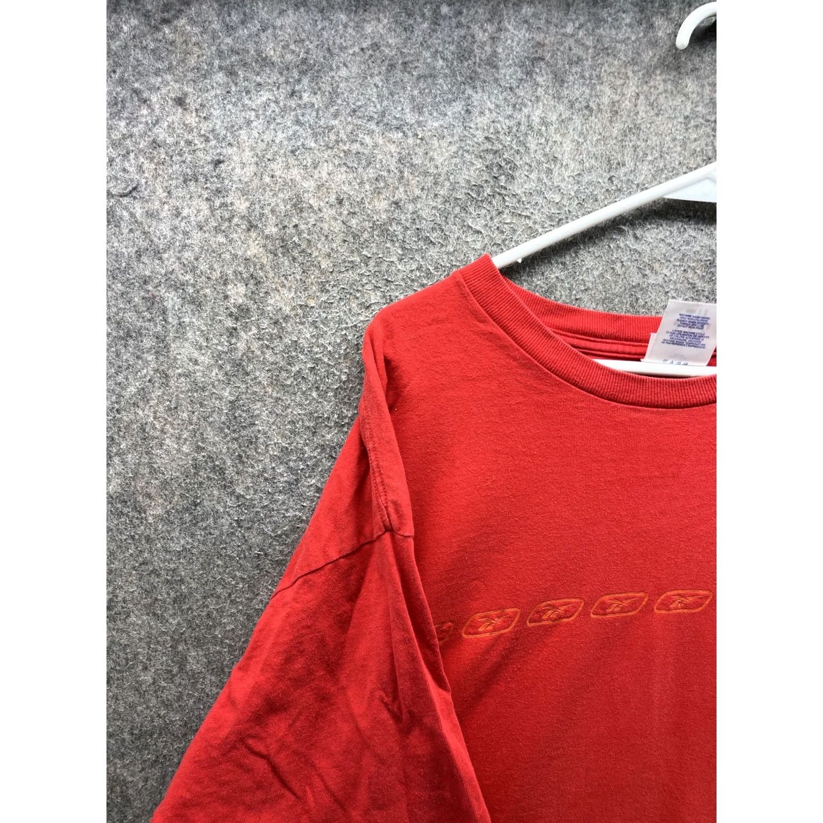 Reebok Reebok Shirt Mens XL Red Vector Logo Graphic Tee Athletic Casual Cotton Size US XL / EU 56 / 4 - 7 Thumbnail