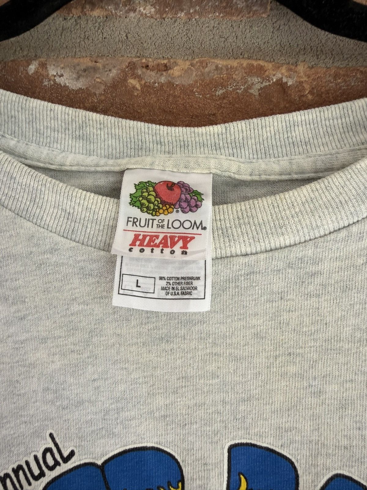 Fruit Of The Loom Vintage 04 Hogrock River Rally T Size L Cave-In-Rock Biker T Size US L / EU 52-54 / 3 - 7 Thumbnail