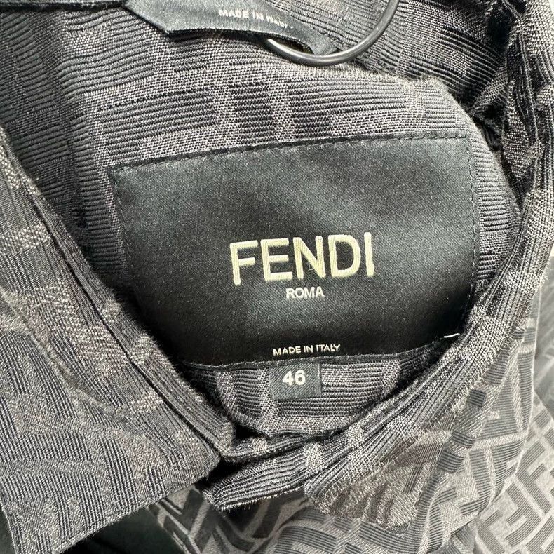 Fendi FENDI Logo Satin Oxford Jacket Size 46 Size US M / EU 48-50 / 2 - 3 Thumbnail