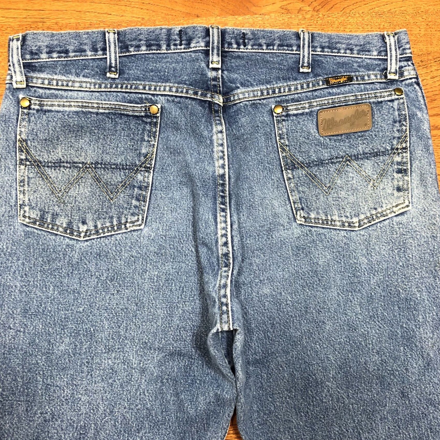 Wrangler VINTAGE Wrangler George Strait Jeans Mens 38x30 Blue Cowboy Cut Denim 90s Size US 38 / EU 54 - 3 Thumbnail