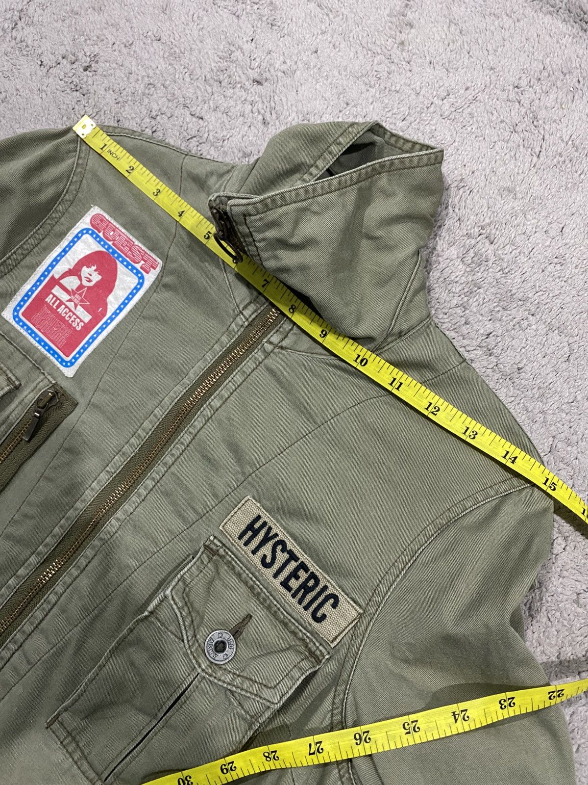 Hysteric Glamour Hysteric Glamour Army Jacket Punk Style Size US S / EU 44-46 / 1 - 19 Thumbnail