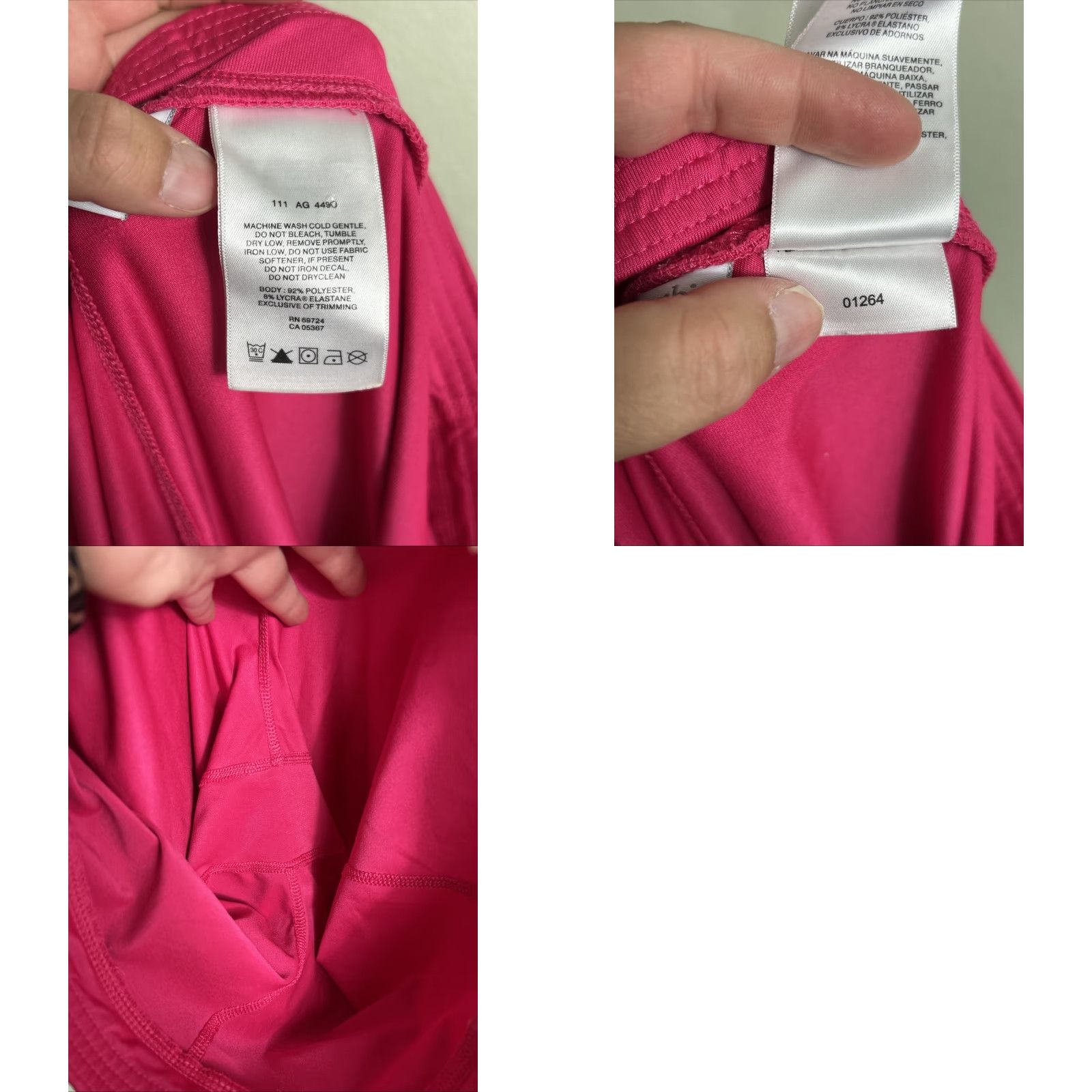 Pinko Columbia Women’s L Cycling Shorts Omni Shade Pink 28x10 Activewear Womens Size 36" / US 14 / IT 50 - 9 Thumbnail