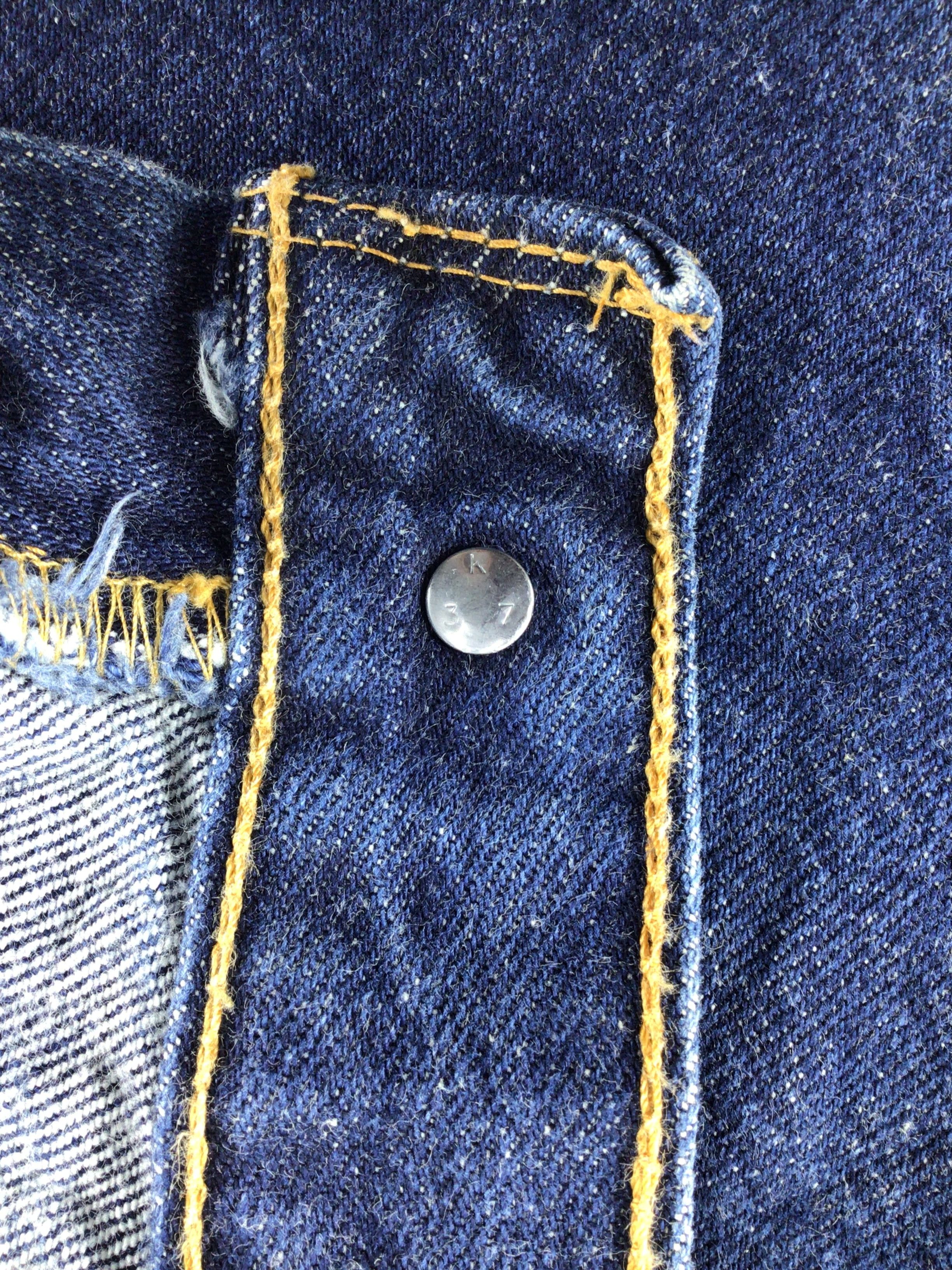 Levi's Rare Vintage Levis 501 Reverse Tab Jeans-J297 Size US 29 - 8 Thumbnail