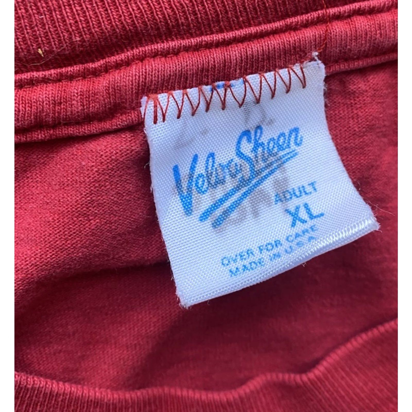 Velva Sheen VINTAGE Velva Sheen Disney T-Shirt Red Mens XL Short Sleeve Mickey Mouse 80s Cartoon Golfing Size US XL / EU 56 / 4 - 3 Thumbnail