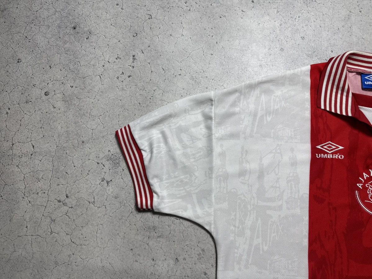 Umbro Umbro FC Ajax Amsterdam 1996/1997 Vintage Soccer Jersey Size US XL / EU 56 / 4 - 3 Thumbnail