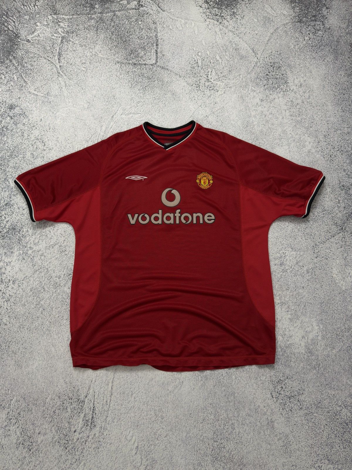 Umbro UMBRO MANCHESTER UNITED 2000/2001 HOME FOOTBALL SHIRT JERSEY Size US XL / EU 56 / 4 - 2 Thumbnail