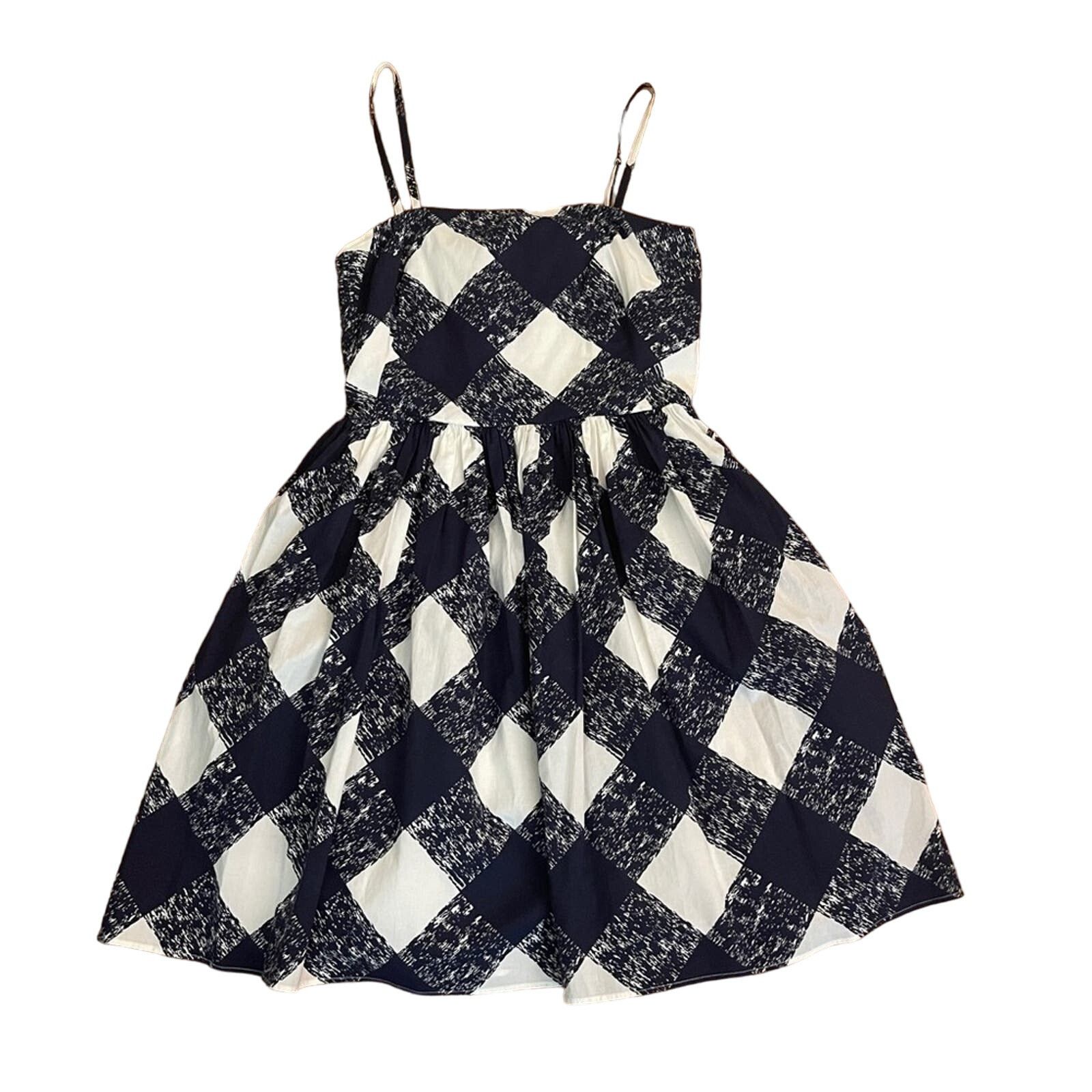 Boden Boden Sandra Mini Plaid Dress Navy White Size 10 Size M / US 6-8 / IT 42-44 - 6 Thumbnail