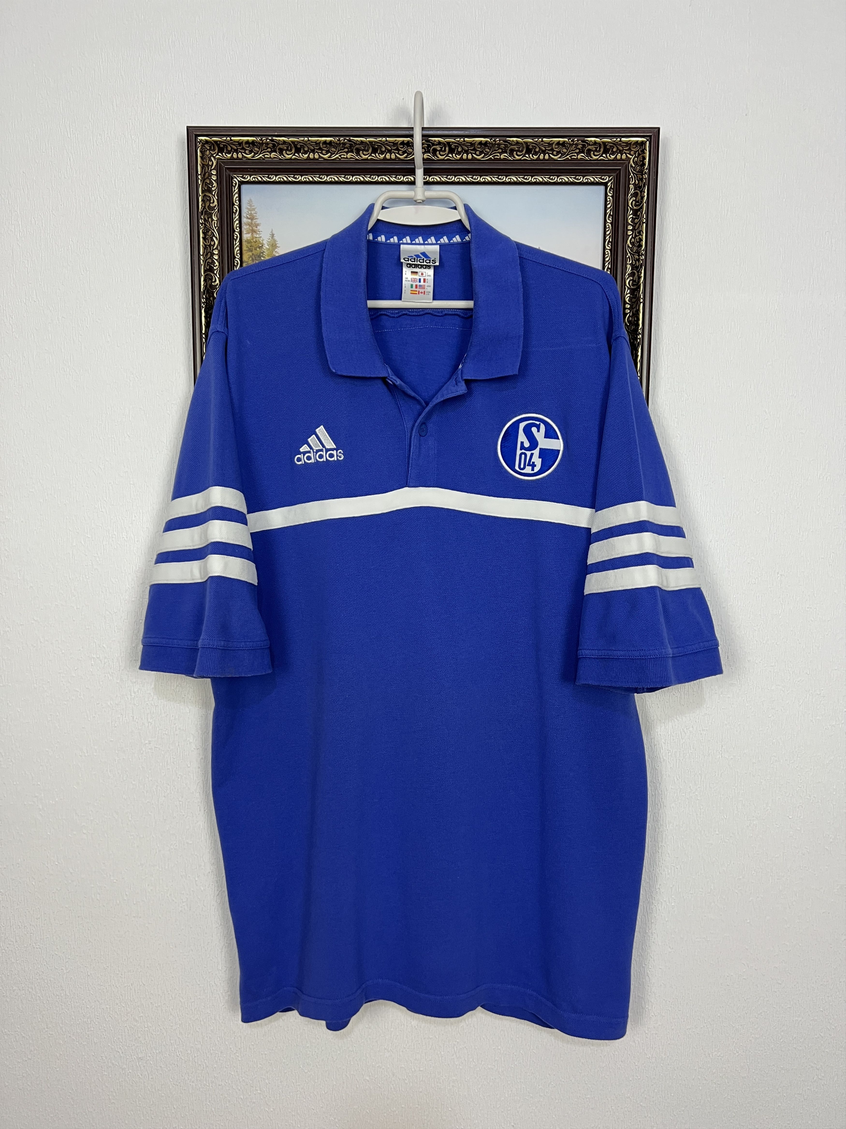 Adidas Vintage 90's Adidas FC Schalke 04 Football Shirt Soccer Size US L / EU 52-54 / 3 - 1 Thumbnail