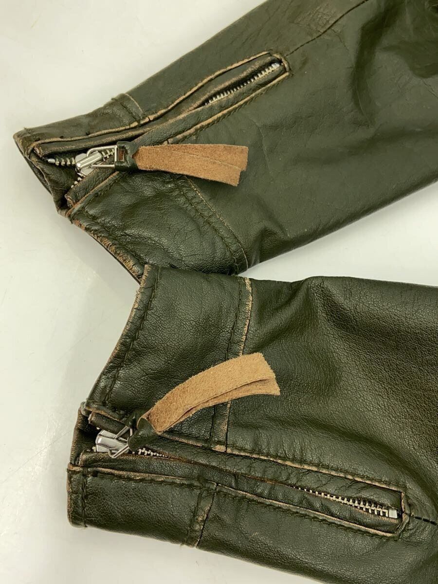 Avirex Avirex Cowhide Leather Jacket Blouson Khaki Size US M / EU 48-50 / 2 - 5 Thumbnail
