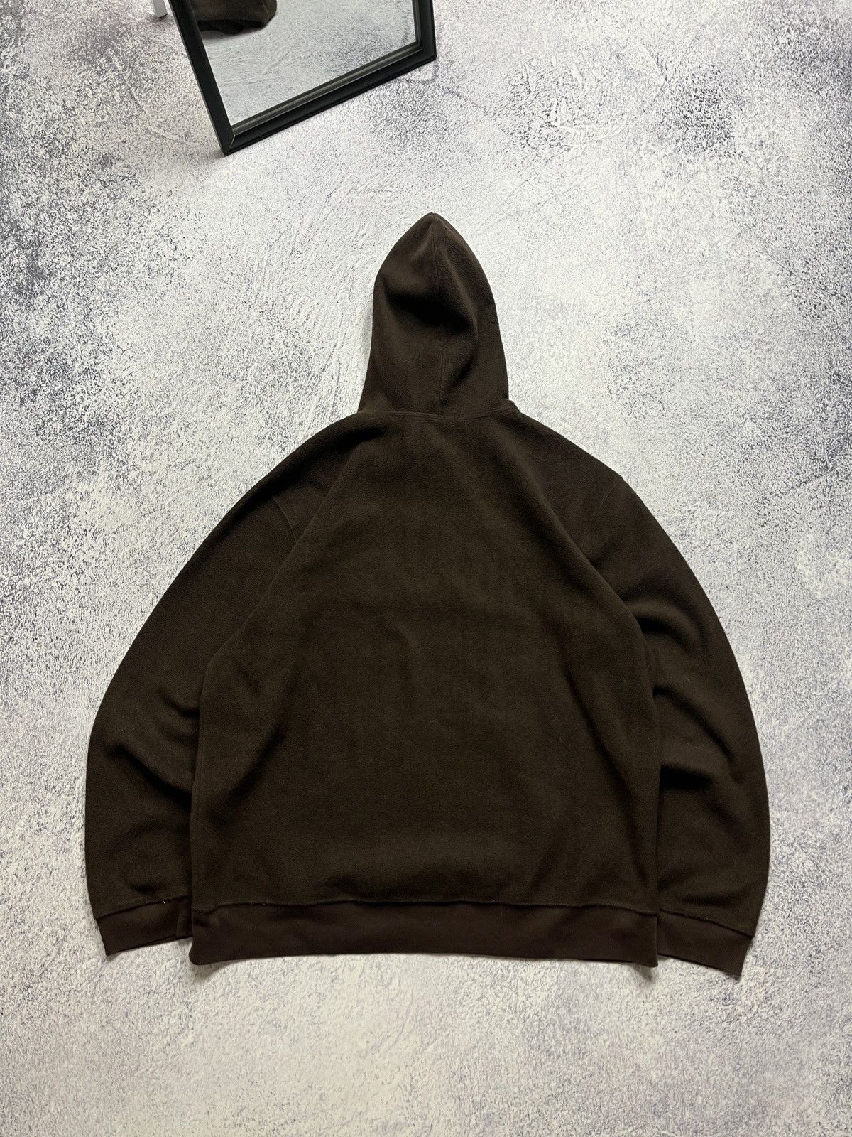 Gap Vintage Gap Spellout Logo Brown Boxy Hoodie Rare Streetwear Size US XL / EU 56 / 4 - 6 Thumbnail