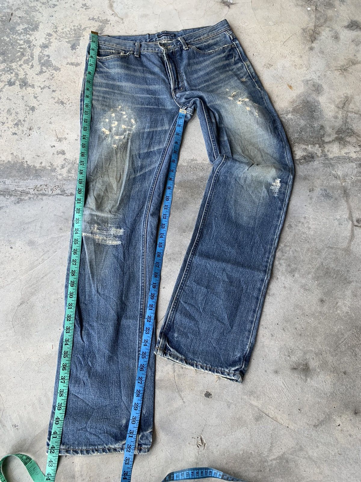 Lounge Lizard Distressed LOUNGE LIZARD denim. Size US 32 / EU 48 - 8 Thumbnail