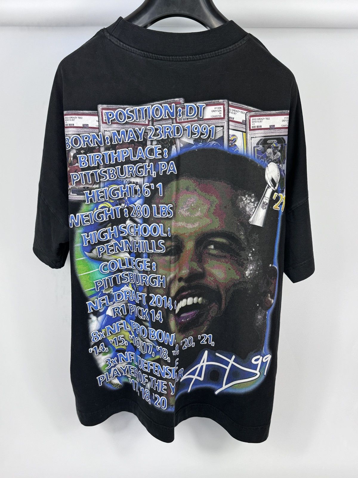 Other CRAZY TEEA AARON DONALD PRINT T-SHIRT Size US XXL / EU 58 / 5 - 2 Thumbnail