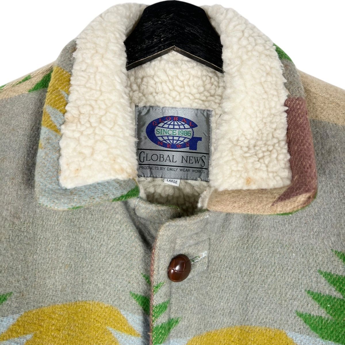 Vintage Global News Navajo Winter Jacket Size US L / EU 52-54 / 3 - 6 Thumbnail