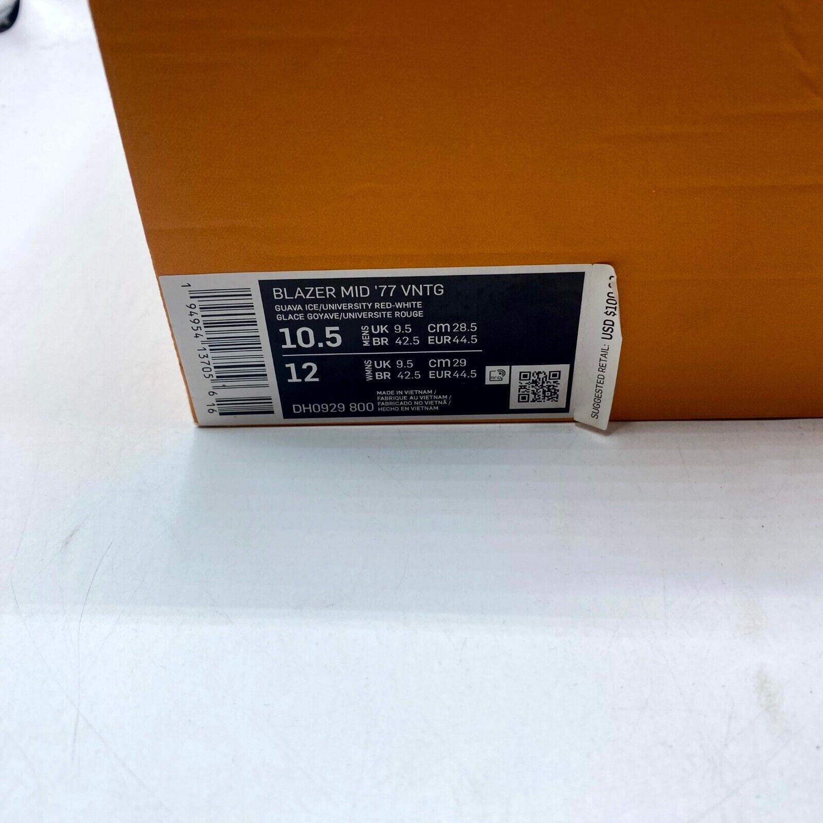 Nike NEW Nike Blazer Mid '77 VNTG Guava Ice DH0929-800 Men's Size US 10.5 / EU 43-44 - 9 Thumbnail
