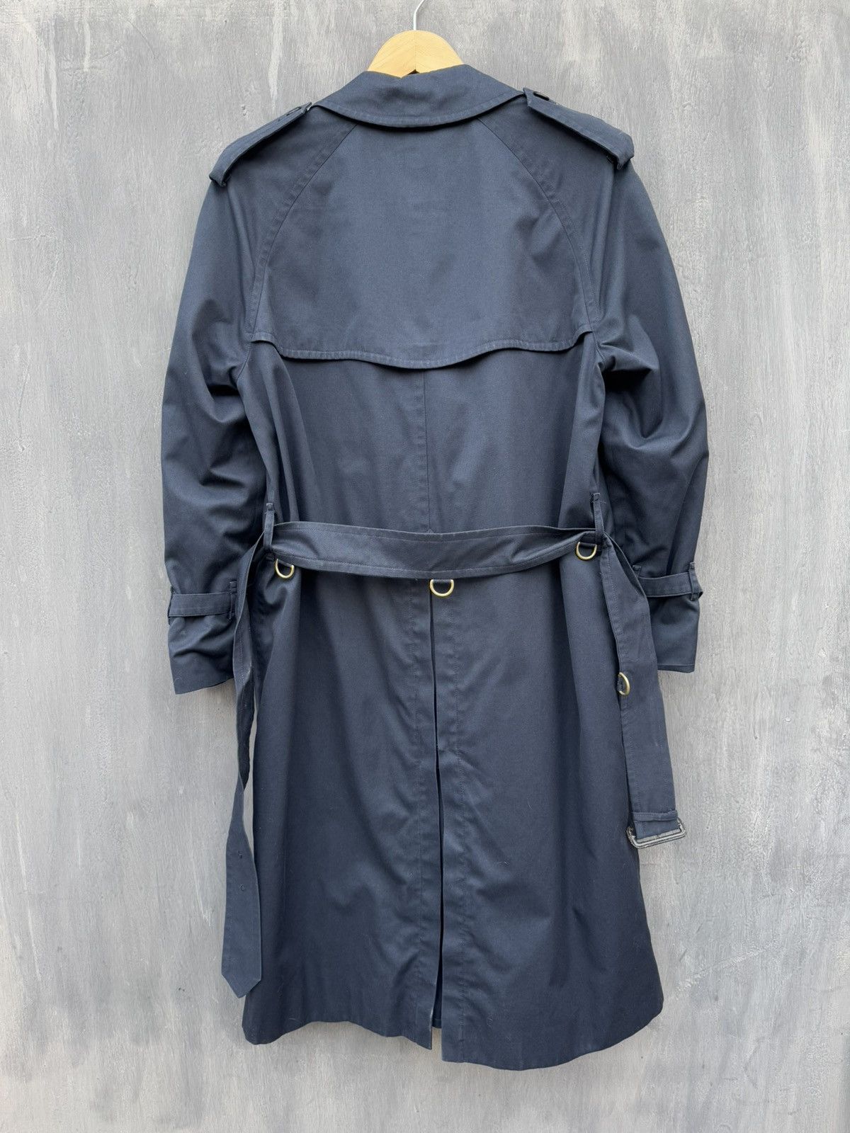 Burberry Burberrys Vintage Double Breasted Cotton Trench Jacket 46 Size L / US 10 / IT 46 - 15 Thumbnail