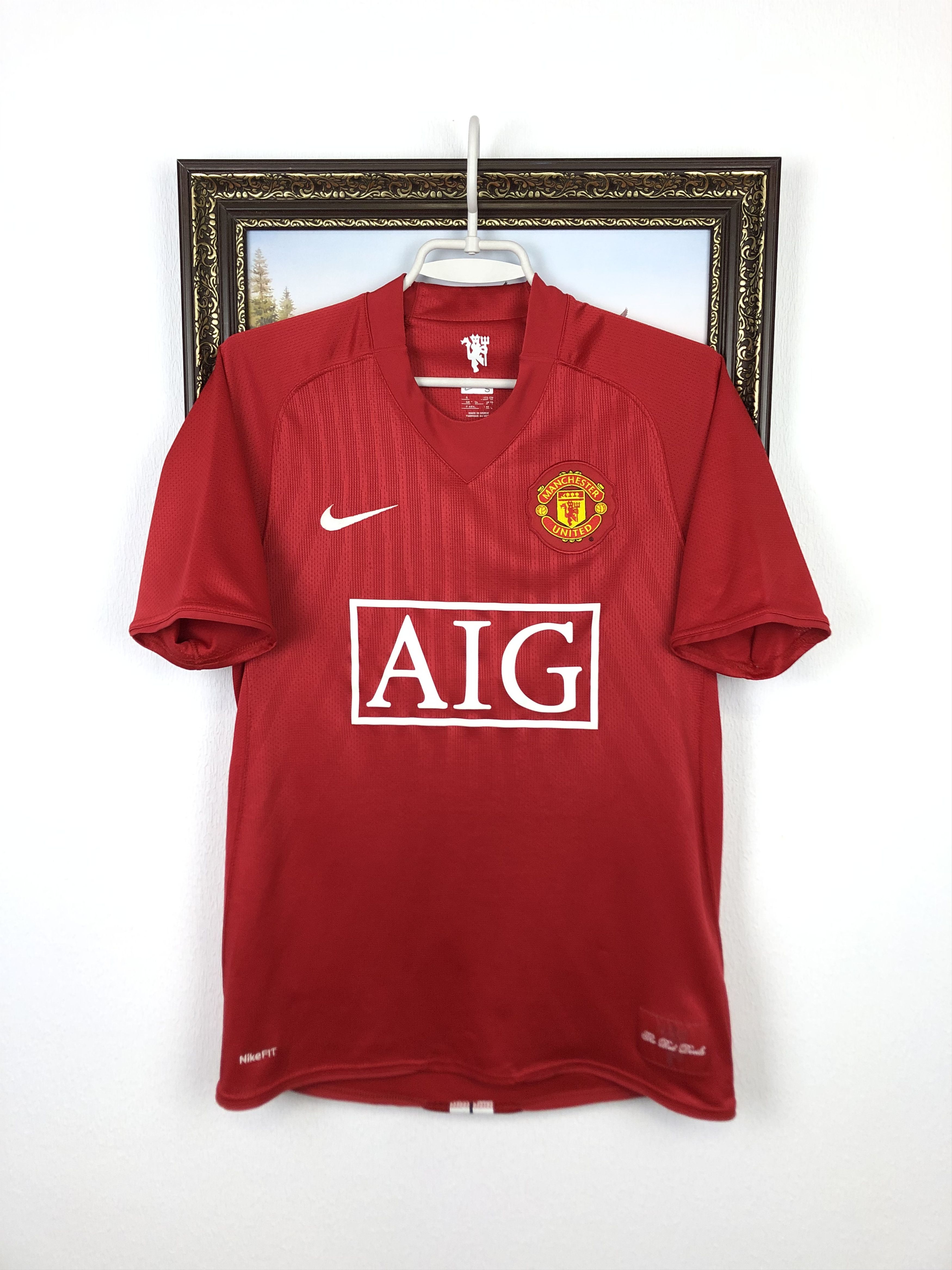 Nike Manchester United football shirt 2007 Nike Jersey Tee Hype Size US S / EU 44-46 / 1 - 1 Thumbnail