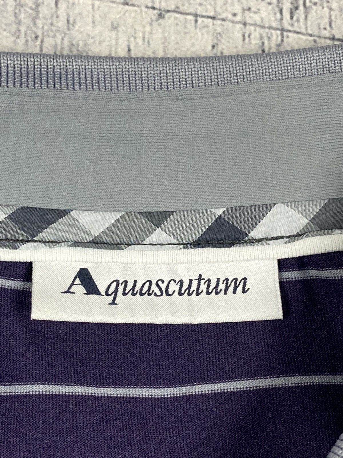 Aquascutum Vintage Aquascutum Designer Striped Polo Shirt Size US M / EU 48-50 / 2 - 7 Thumbnail