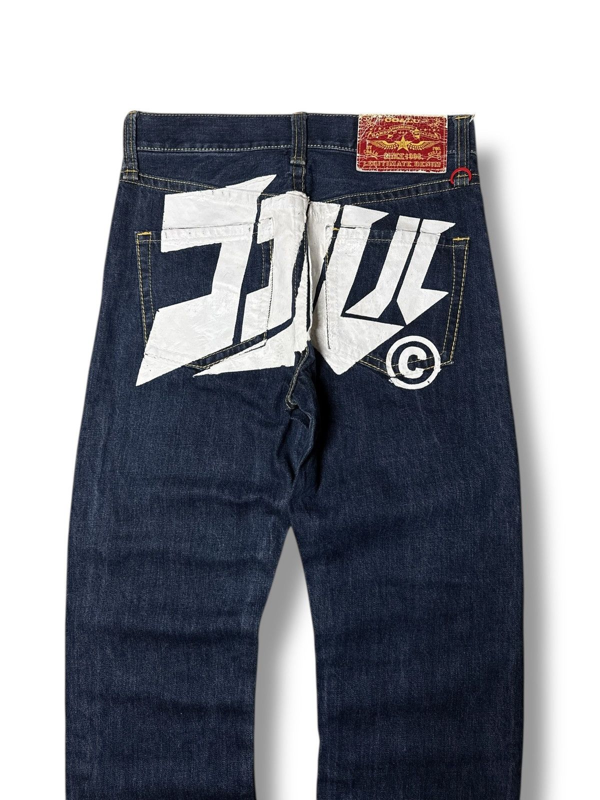 Japanese Brand Vintage Co&Lu Spellout Denim Jeans Japanese Brand Y2K Size US 30 / EU 46 - 2 Thumbnail