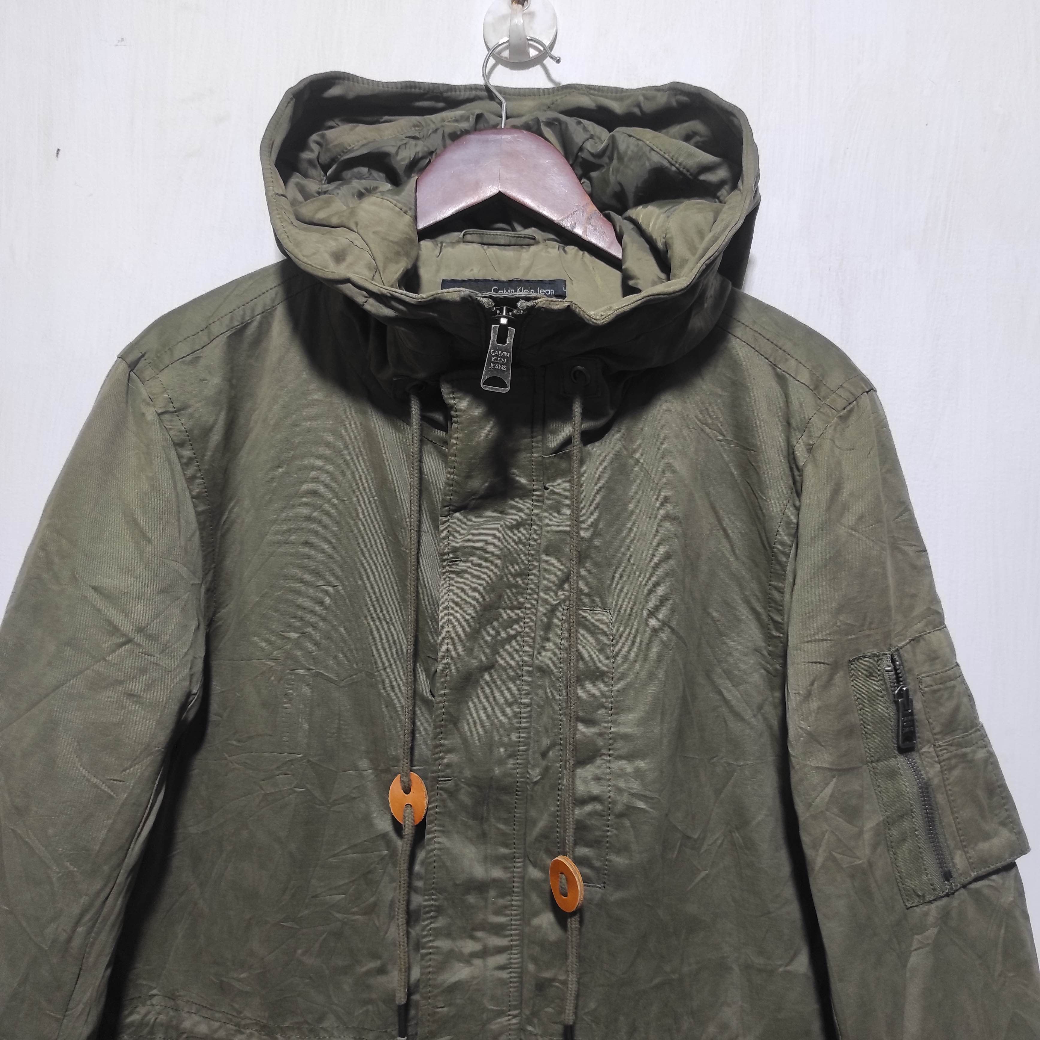 Calvin Klein Calvin Klein Jeans Parka Long Hoodie Jacket Size US L / EU 52-54 / 3 - 2 Thumbnail