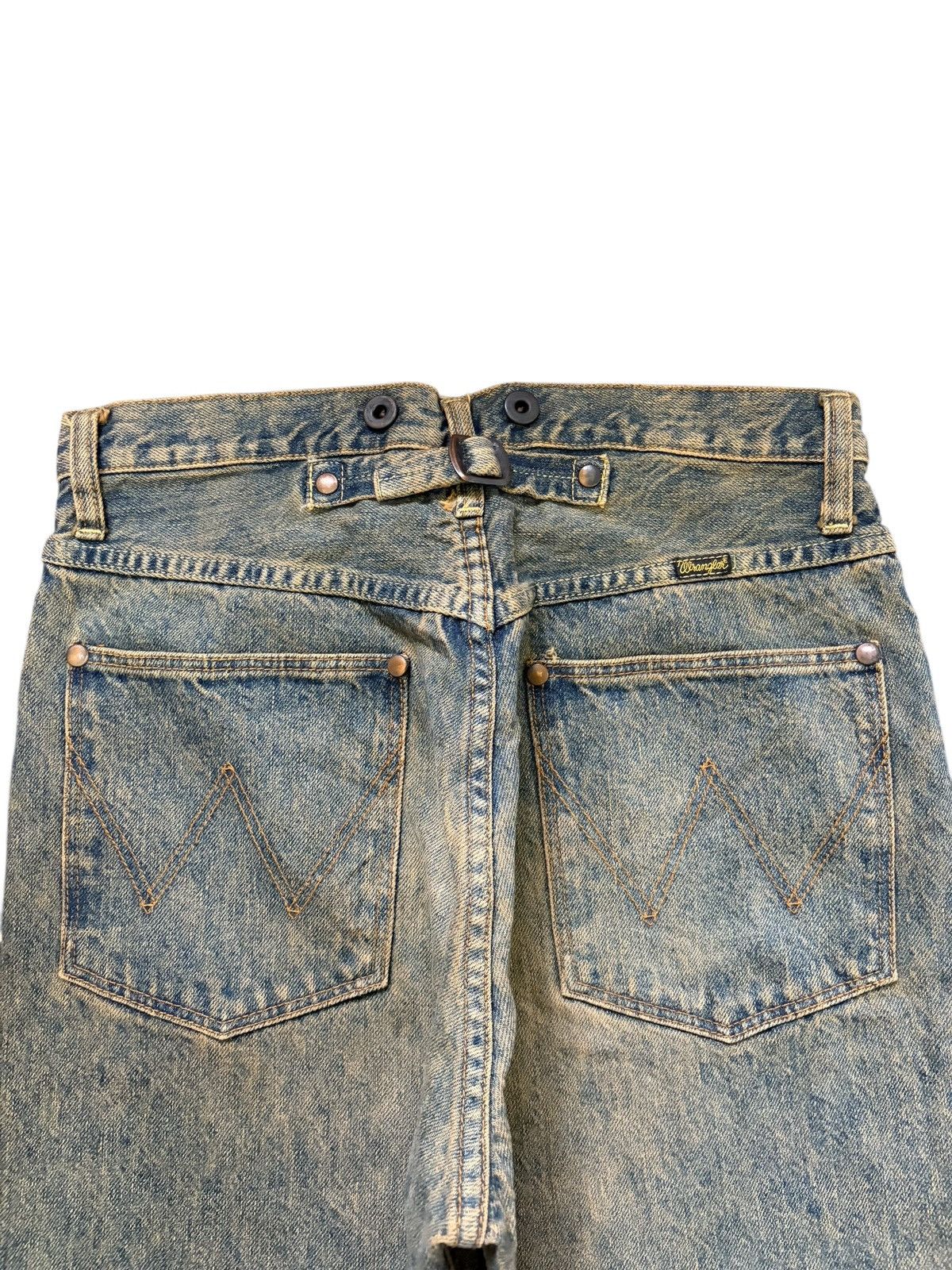 Wrangler Vintage Wrangler Blue Bell Buckle Back Mud Wash Loose Jeans Size US 28 / EU 44 - 4 Thumbnail
