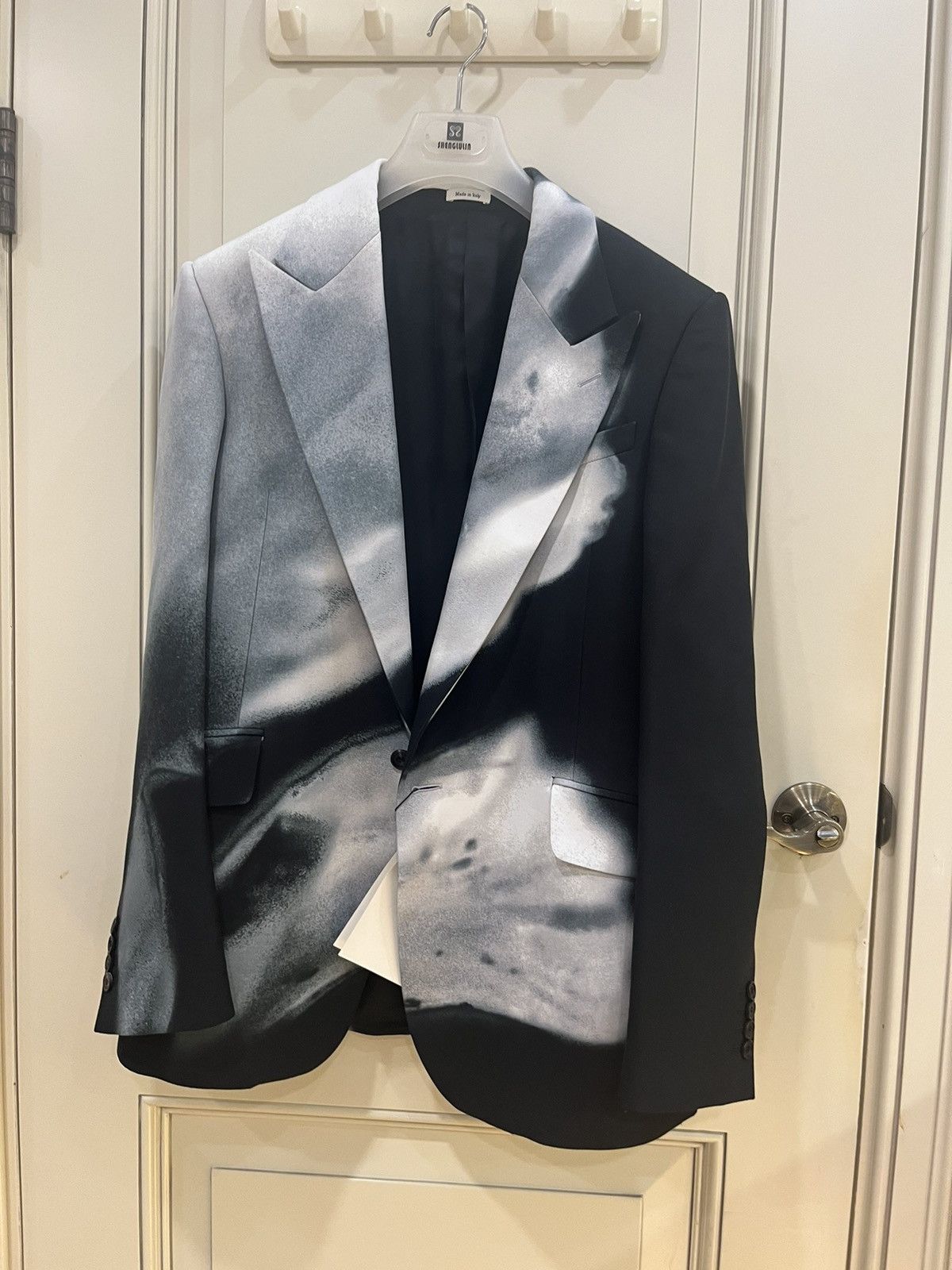 Alexander McQueen Luminous flower, single breast blazer size46 Size 46R - 19 Thumbnail