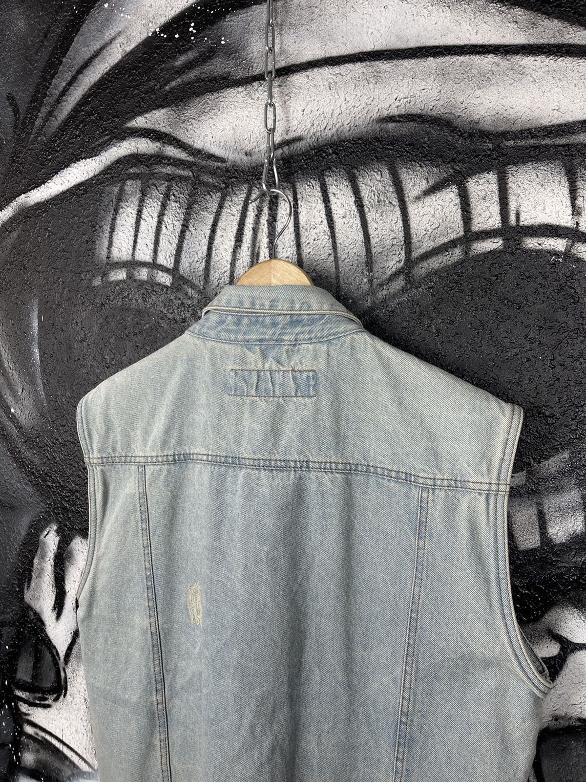 Anerkjendt Anerkjendt Though Of Denmar Blue Denim Jeans Vest Size L Size US M / EU 48-50 / 2 - 9 Thumbnail