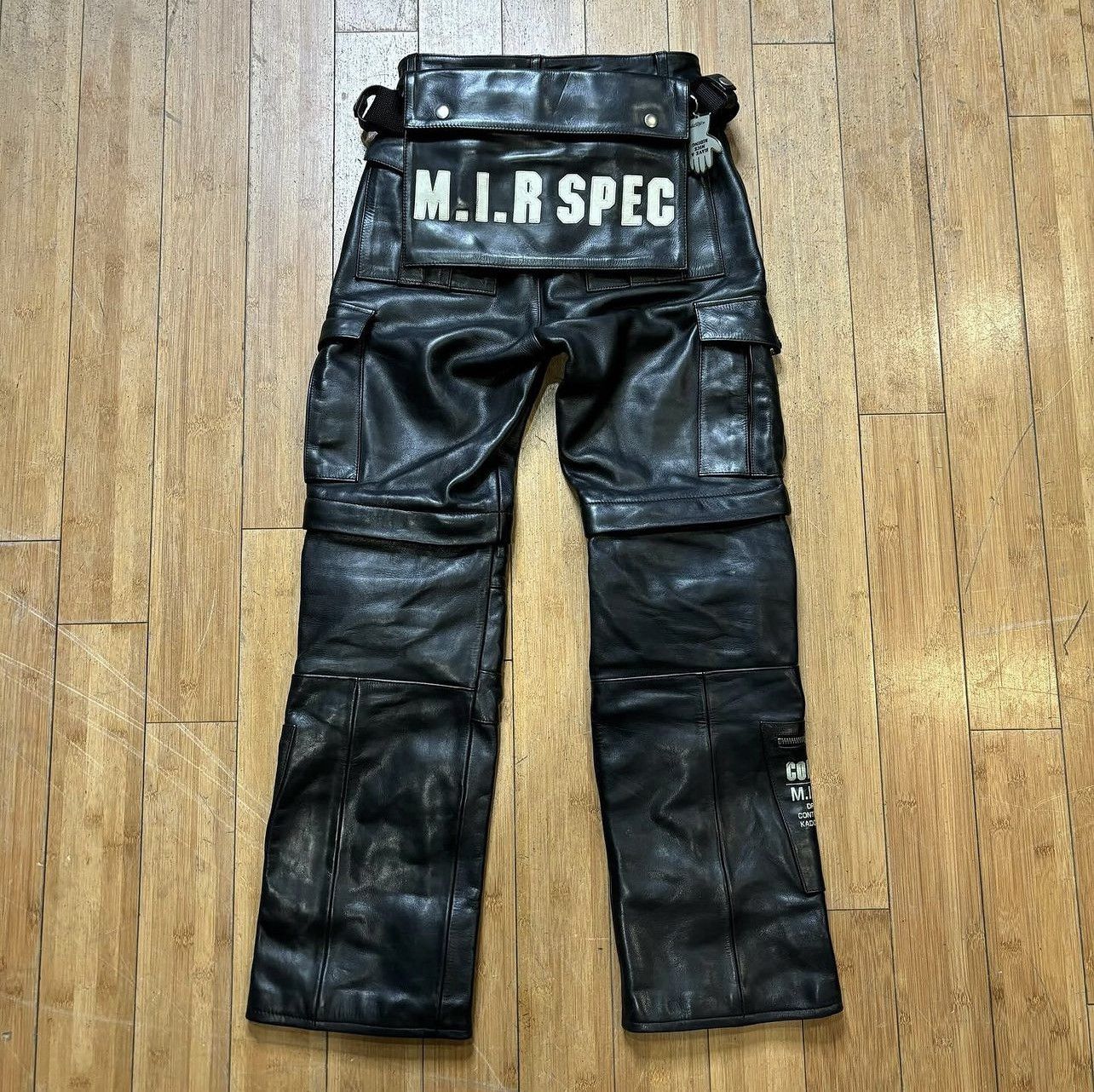 If Six Was Nine × Japanese Brand × Kadoya Kadoya Commando M.I.R Spec  Detachable Leather Pants | Grailed