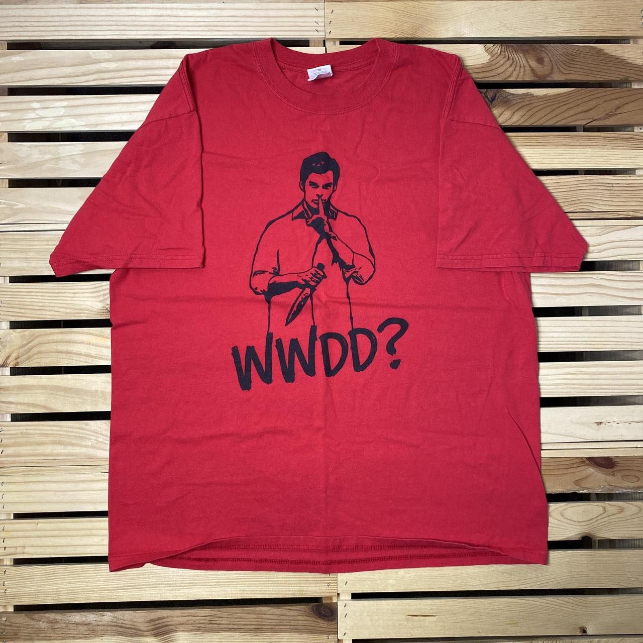 Anvil Vintage Dexter Morgan Red TV Show Promo Tee Size XL Size US XL / EU 56 / 4 - 1 Thumbnail