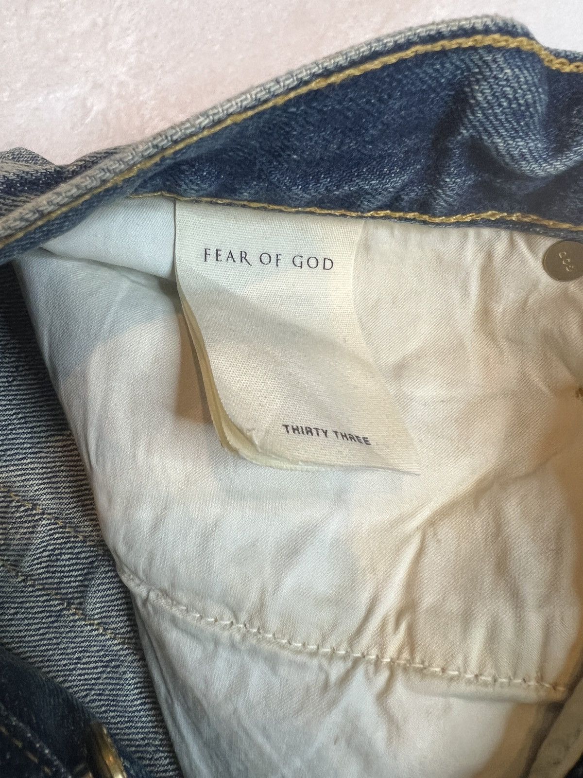 Fear of God Fear of God Denim Jeans. Relaxed Fit Size US 33 - 14 Thumbnail
