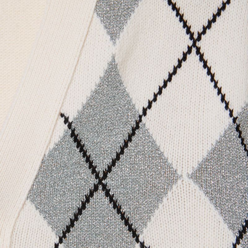 Gucci o1loc1c1125 806192 Wool Argyle Intarsia Knit Cardigan Size US S / EU 44-46 / 1 - 7 Thumbnail