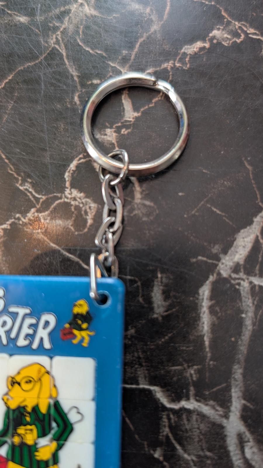 Other Vintage Dog Reporter Sliding Puzzle Keychain – 1970s Novelty Size ONE SIZE - 3 Thumbnail