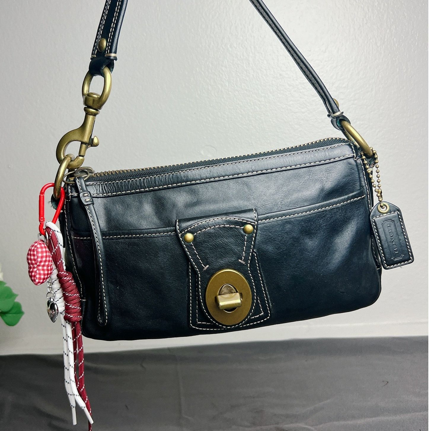 Coach Coach Legacy Anniversary Black Leather Shoulder Bag 10326 Size ONE SIZE - 5 Thumbnail