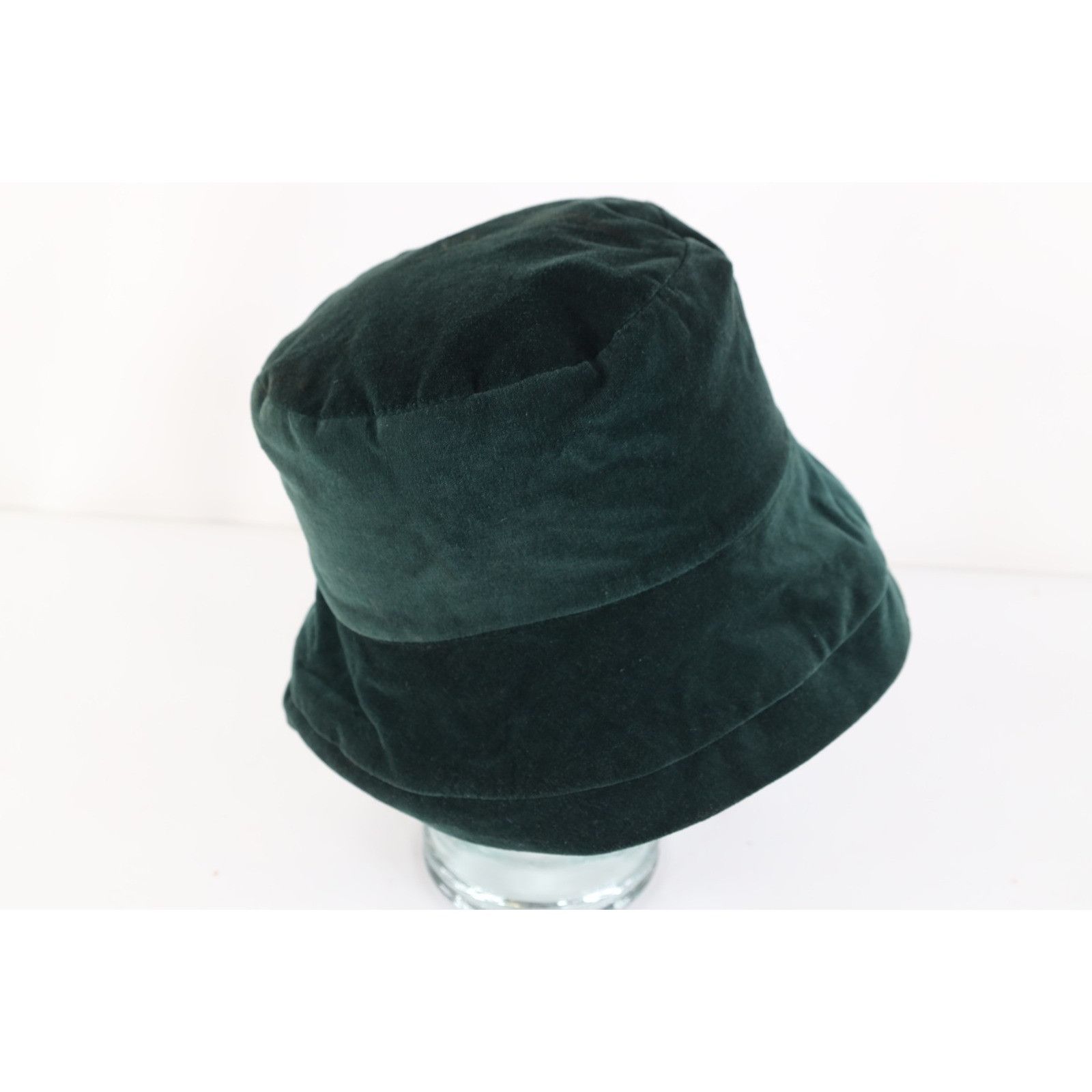 Vintage Vintage 90s Streetwear Blank Velvet Velour Bucket Hat Cap Size ONE SIZE - 4 Thumbnail