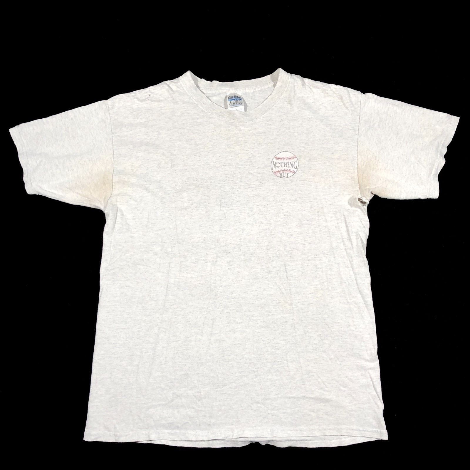 Vintage Vintage 90s Nothing But Baseball no Sub For Hard Work Tee Size US L / EU 52-54 / 3 - 4 Thumbnail
