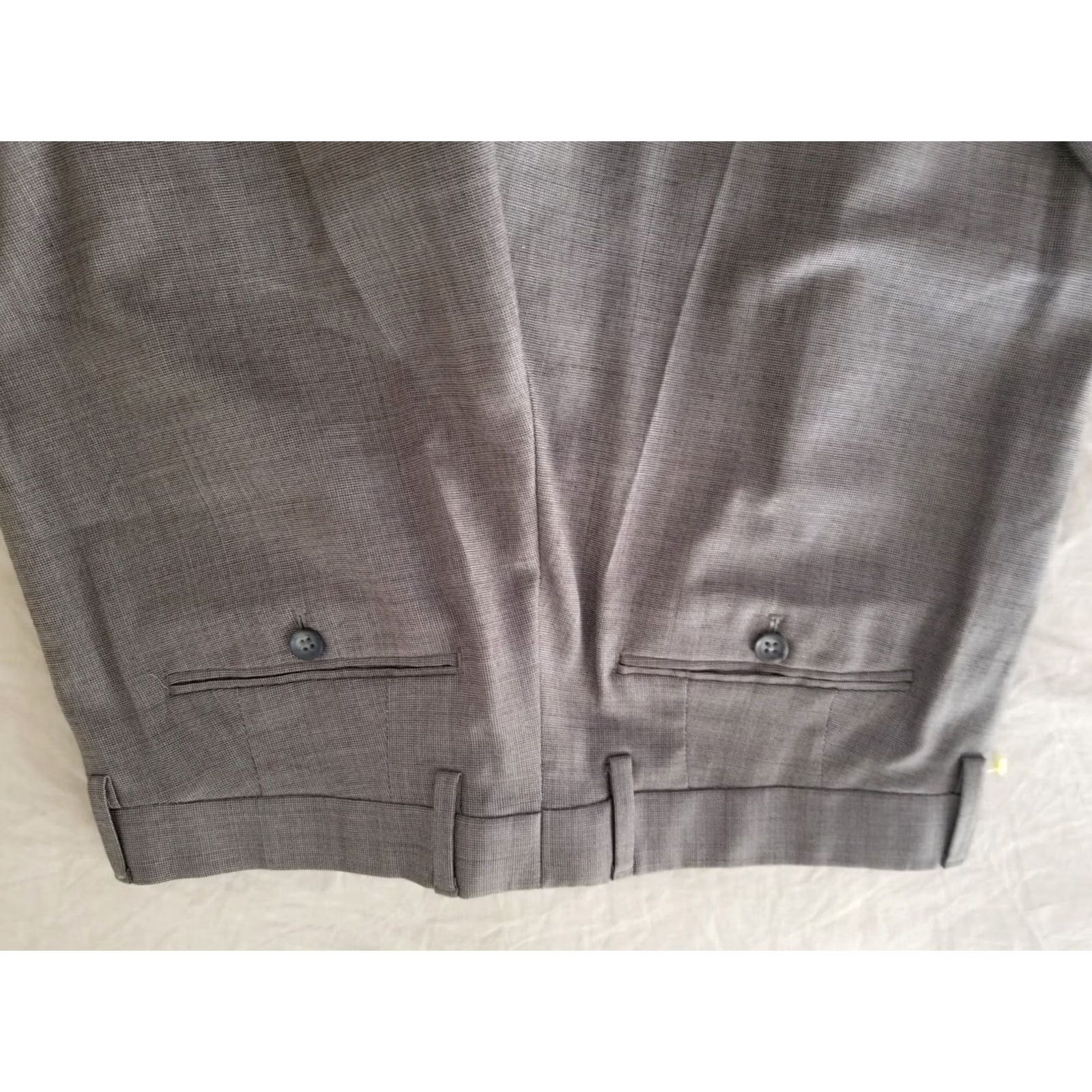 Banana Republic Banana Republic Dress Pants 33x32 Grey Gray Slack Chino Trouser Khaki 34x29 Size US 33 - 2 Thumbnail