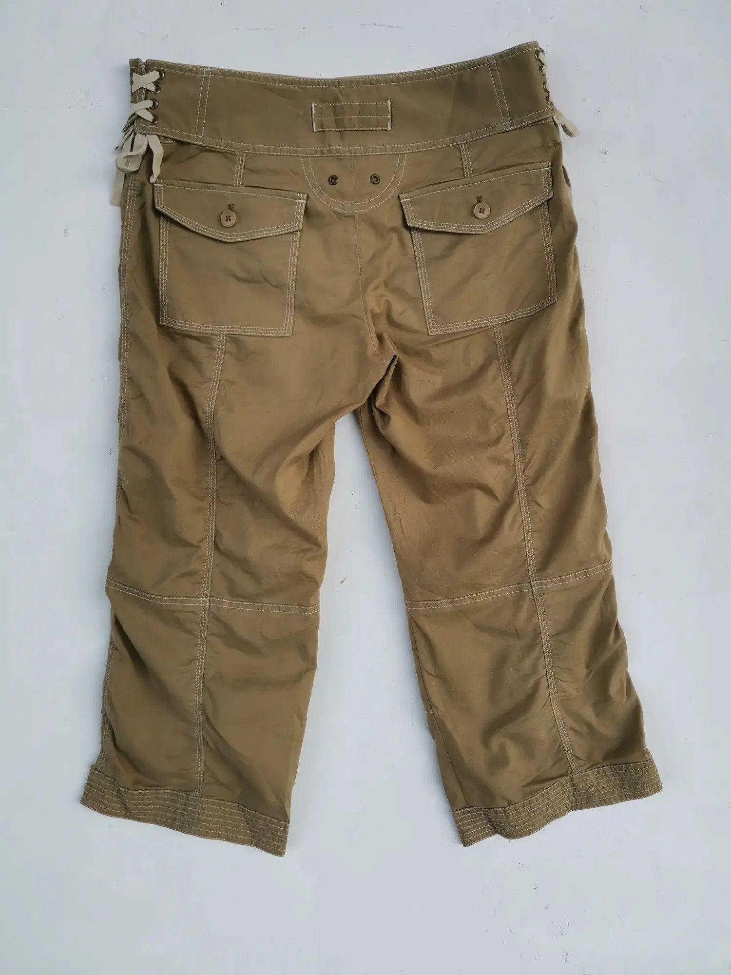 DKNY Rare!!! DKNY Tactical Cargo Multipocket Short Pants Size US 29 - 9 Thumbnail