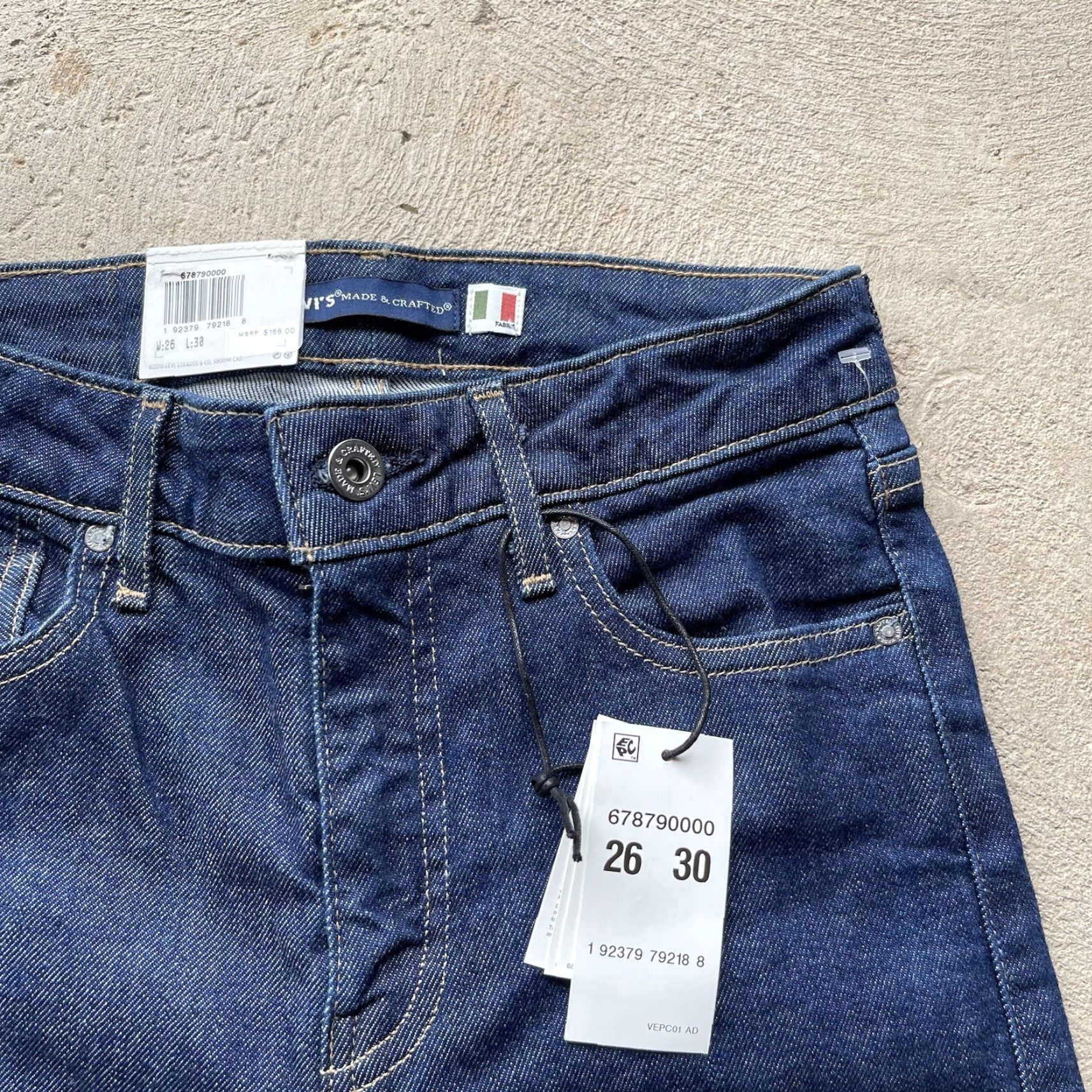 Levi's Levi's Jeans Women 26x30 Blue 721 Skinny Denim Pants Selvedge Made Crafted NEW Size 26" / US 2 / IT 38 - 3 Thumbnail
