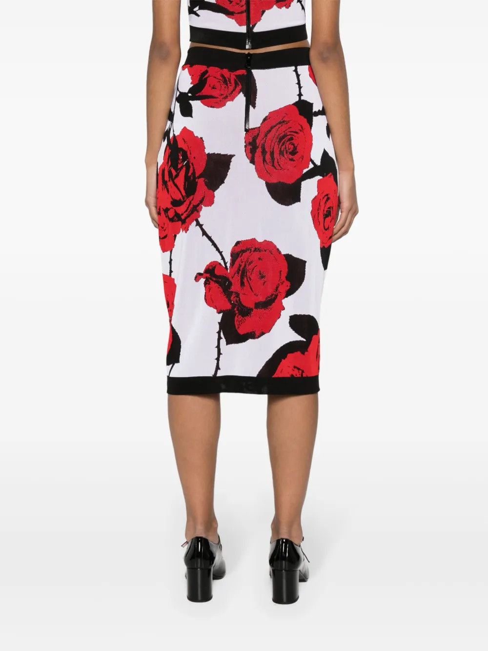 Balmain o1y0625 Midi Skirt in Multicolor Size 27" / US 4 / IT 40 - 4 Thumbnail