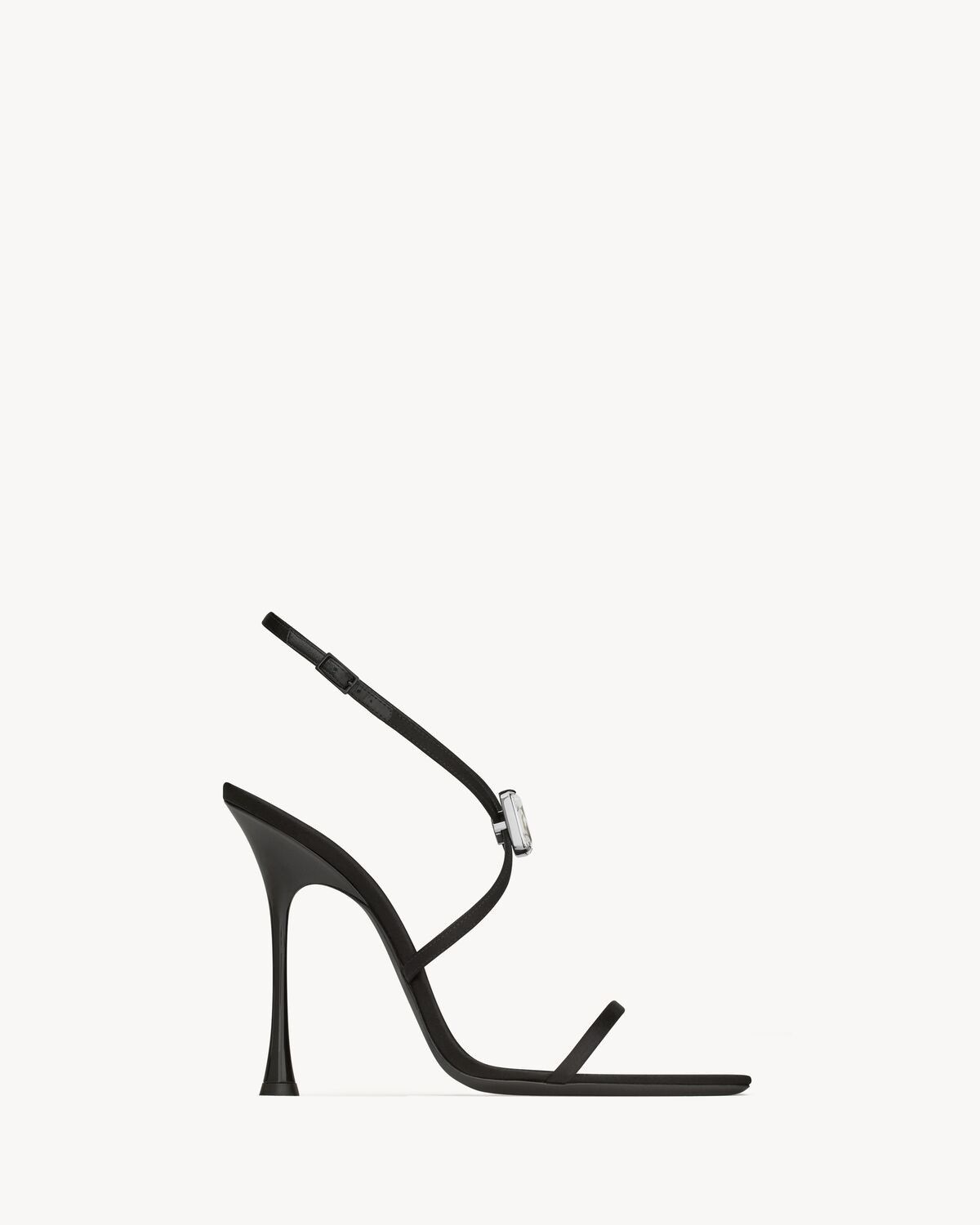 Saint Laurent Paris o1bcso1str0326 Harlow Sandals in Black Size US 8 / IT 38 - 1 Thumbnail