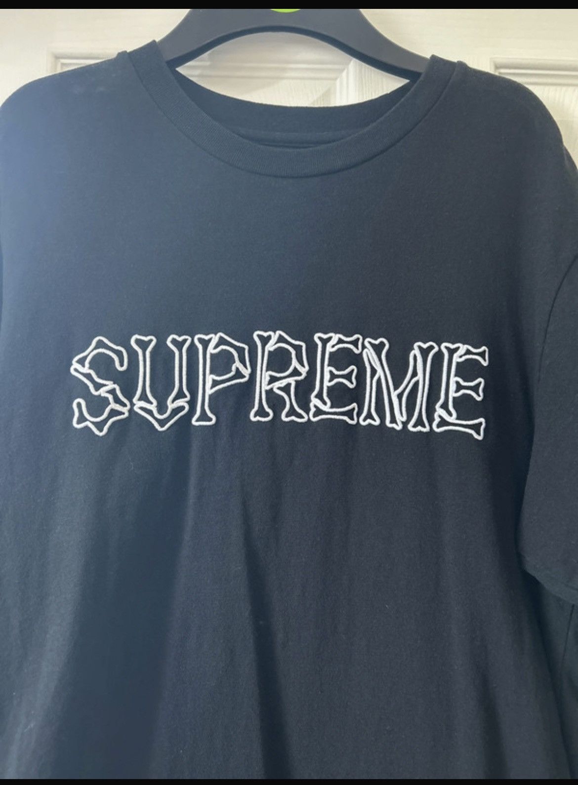Supreme Supreme bones s/s black tshirt Size US M / EU 48-50 / 2 - 3 Thumbnail