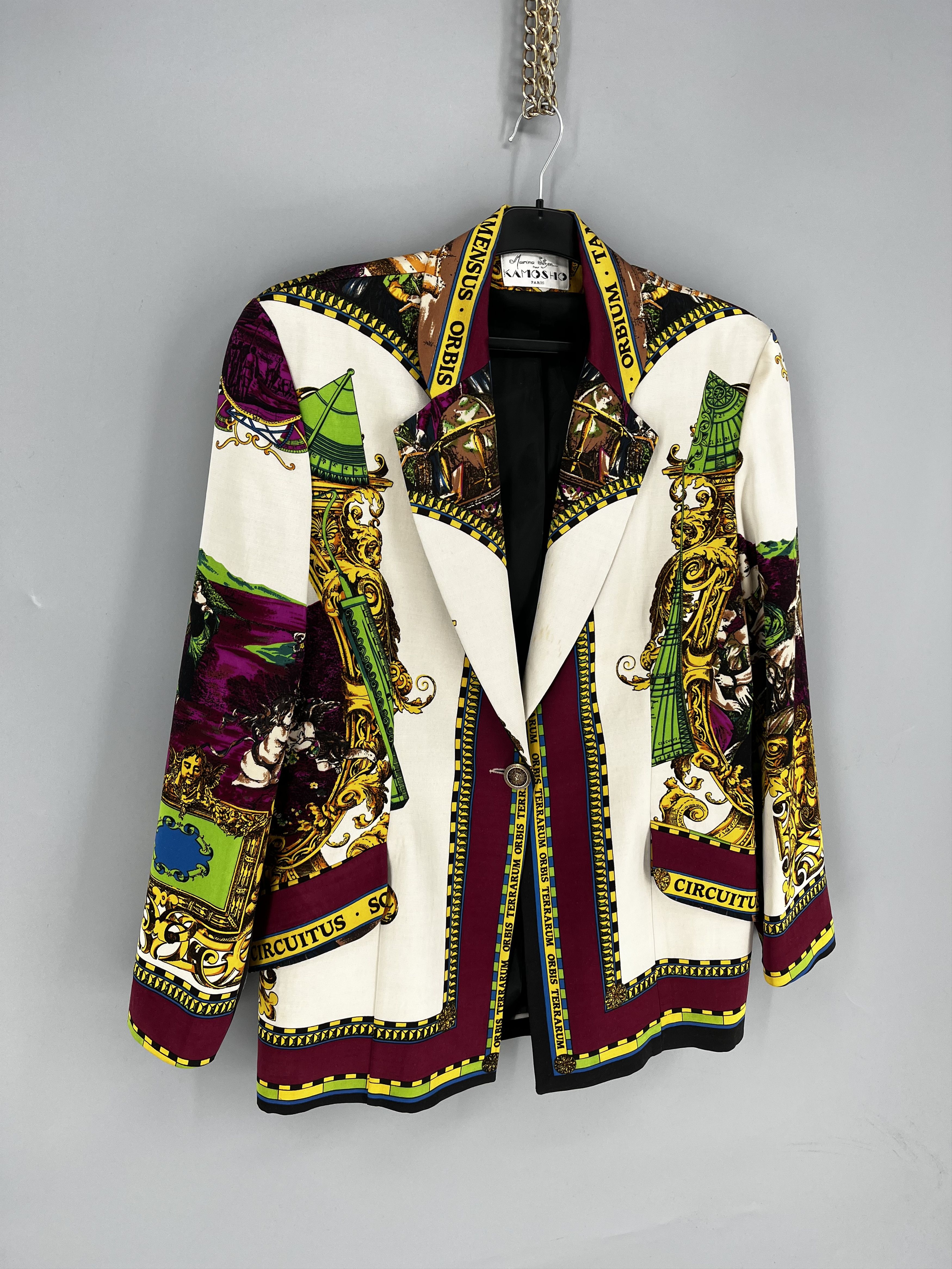 Japanese Brand Vintage Luxaru Jacket Marina Sitbon Kamosho Paris 42 Size M / US 6-8 / IT 42-44 - 2 Thumbnail