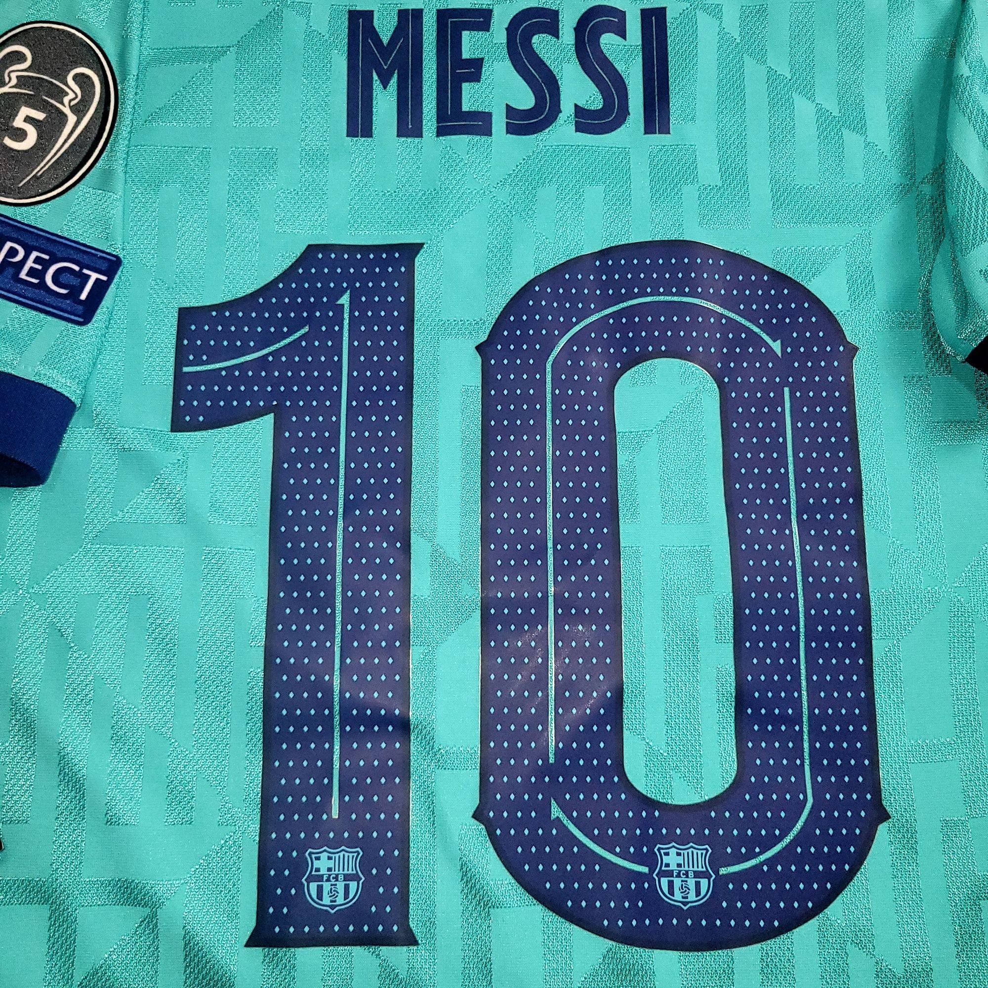 Nike Messi Barcelona 2019 2020 Third Soccer Jersey BNWT L Size US L / EU 52-54 / 3 - 3 Thumbnail