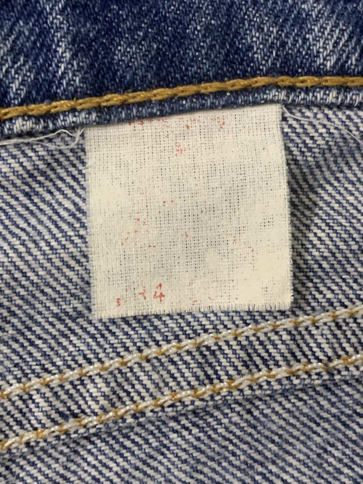 Levi's Vintage painted & dirty Levi’s Orange Tab Made In USA Size US 32 / EU 48 - 23 Thumbnail